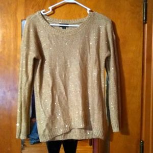 Sequin sweater gold *2/$15 sale*